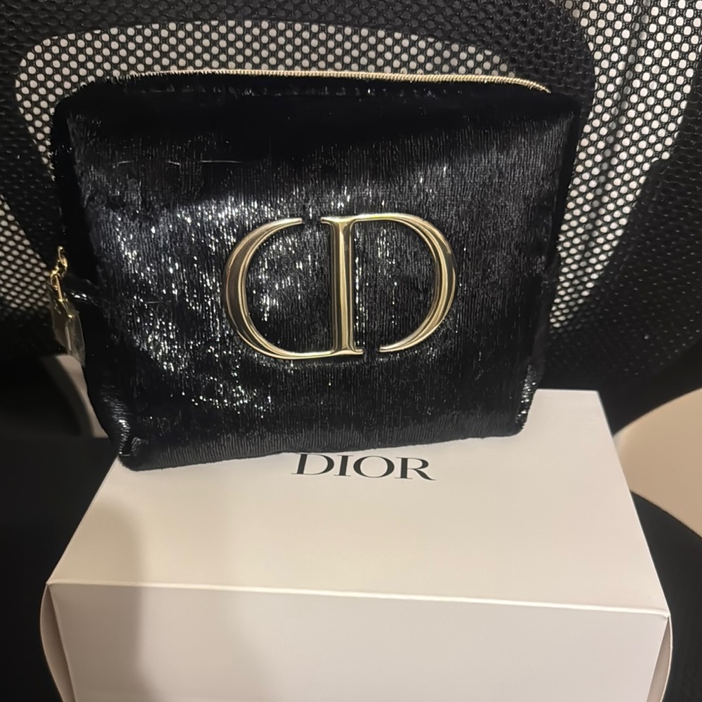 Dior Shimmering Black Cosmetic Case